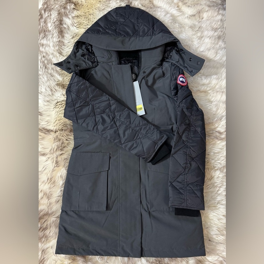 CANADA GOOSE Women Elwin" Down Parka 3205L in Graphite Size XS